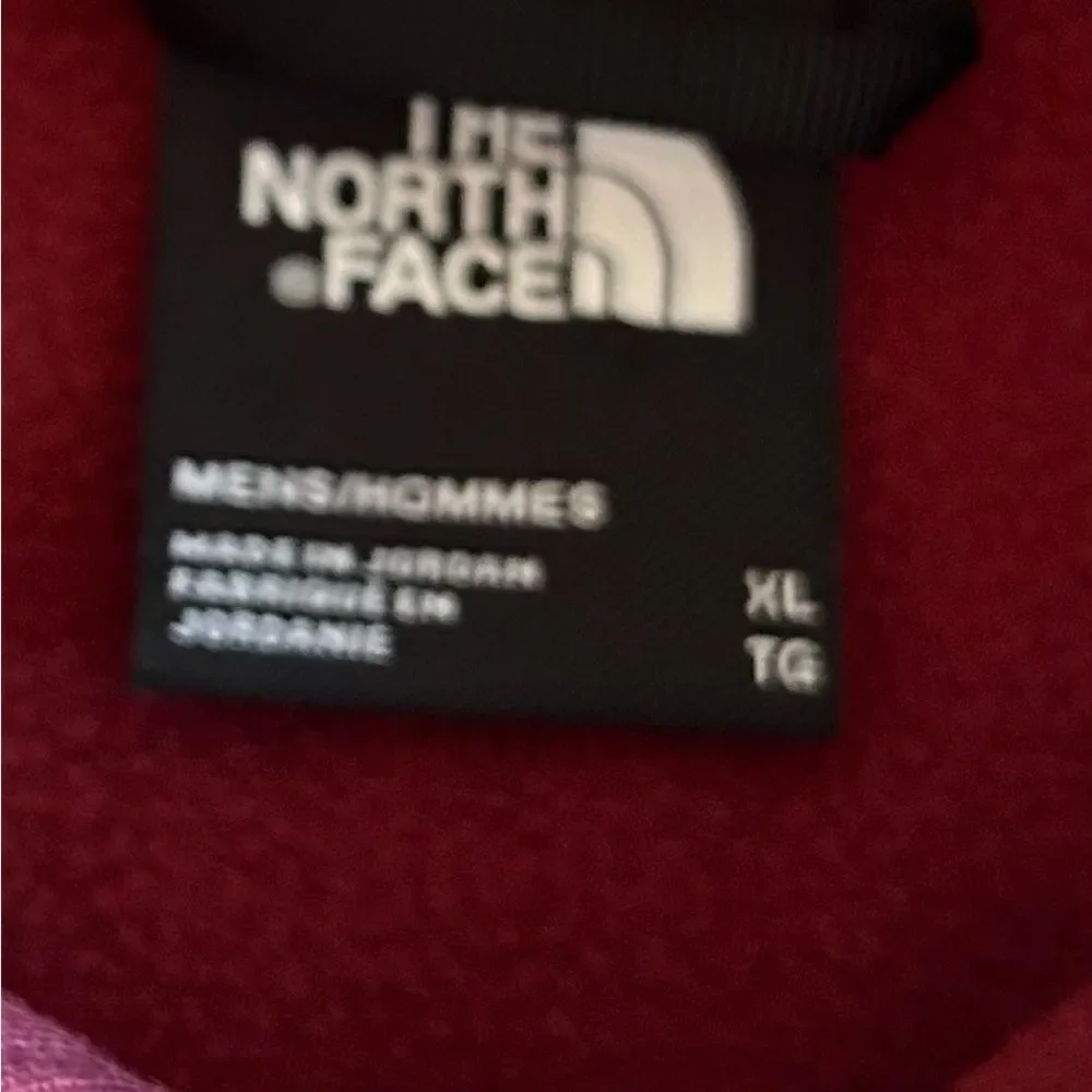 The North Face ½ Zip Pullover Jacket Size XL Men's Heathered Maroon Canyon-lands